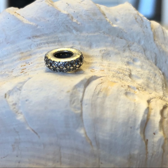 COPY - PANDORA Clear Sparkle Spacer Charm - Picture 2 of 3